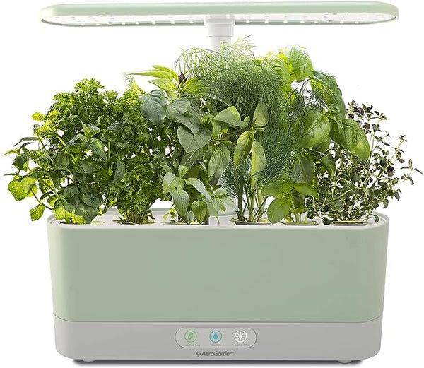 AeroGarden 100690-WHT Harvest With Heirloom Salad Greens Pod Kit - Sage Like New