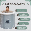 Ice Bath Tub with Lid Inflatable Cold Plunge Tub Portable Bathtub B0CBSVM3L3 - Brand New
