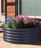 OLLE GARDENS 17" TALL DECORATIVE SEMI-CIRCLE RAISED GARDEN BED - GRAY - Like New