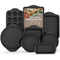 BAKKENMASTER BAKKEN 8-PIECE KITCHEN OVEN BAKING PANS - GRAY MARBLE - Like New