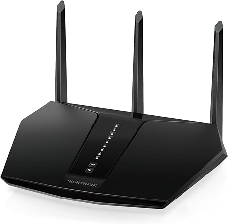 NETGEAR Nighthawk WiFi 6 Router RAX30 5-Stream Dual-Band Router AX2400 - Black - Like New