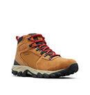 174641 COLUMBIA MEN NEWTON RIDGE PLUS II SUEDE WATERPROOF, ELK/RED, SIZE 8.5 - Like New