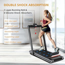 NAYSAYE Under Desk Treadmill, Treadmills for Home, Large Screen - Black/Silver - Like New
