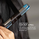 BABYLISS PRO NANO TITANIUM PRIMA3000 HAIR STRAIGHTENER 1 1/4" - BLACK/BLUE - Like New