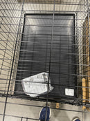 PETMATE 2-DOOR TRAINING RETREATS WIRE KENNEL FOR DOGS SIZE:42"L-28"H - BLACK - Brand New