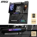 MSI MEG X870E GODLIKE, E-ATX - AMD Ryzen 9000/8000/7000, AM5, DYNAMIC - BLACK - Like New