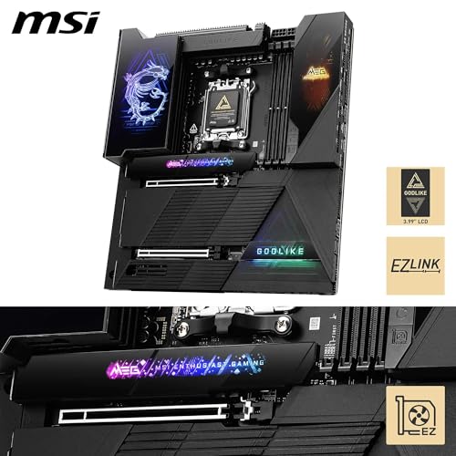 MSI MEG X870E GODLIKE, E-ATX - AMD Ryzen 9000/8000/7000, AM5, DYNAMIC - BLACK - Like New