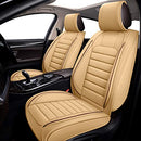Oasis Auto Waterproof Leather Seat Cover 3RD Row OS-012 Tan - Brand New