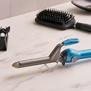 BABYLISSPRO NANO TITANIUM 3/4" SPRING CURLING IRON 16, BNT75SNC - BLUE - Like New