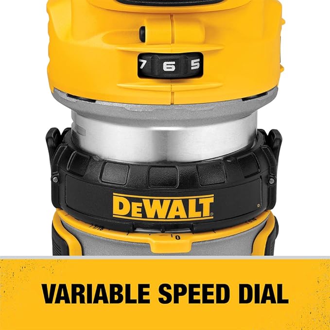 DEWALT 20V Max XR Cordless Router Brushless Tool Only DCW600B - Yellow/Gray - Like New