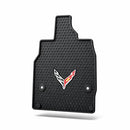 Lloyd Mats Custom Fit All-Weather 2020-2025 Chevy Corvette C8, 2PC Front - Black - Like New