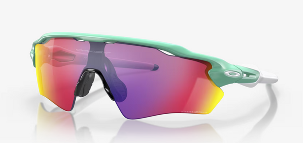 Oakley Radar EV XS Path Heritage Colors Prizm Road Lenses /Matte Celeste Frame Like New