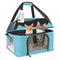 BEJIBEAR LARGE CAT CARRIER FOR 2 CATS 20 LBS - PATTERN 001 - BLUE - Like New
