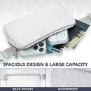 White SOJOURNER Crossbody Belt Bag for Women – Stylish Fanny Pack - Like New