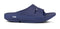 Oofos Oolac Sleek Recovery Sandal Men's Navy Blue Size 9 - Like New