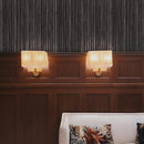 Tempaper Black Linen Grasscloth Removable Peel and Stick Wallpaper 20.5" X 16.5' - Brand New