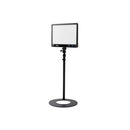 Amaran Base Stand Adjustable Height Locking Wheel Weighted Steel Base (Black) - Like New
