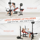 MAIDOMA 1500LB 8 IN 1 WEIGHT BENCH LAT PULLDOWN LEG - Scratch & Dent
