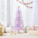 Best Choice Products 4ft Pre-lit Christmas Tree, Twinkling LED Lights - Lavender - Brand New