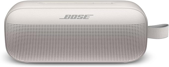 Bose SoundLink Flex Speaker Portable Microphone Wireless Waterproof - White - Like New