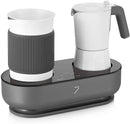 SEVEN&ME ESPRESSO MACHINE WITH MILK FROTHER MAKE LATTE CM161 - - Scratch & Dent