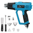 TILSWALL HEAT GUN 2000W HOT AIR BLOWER WITH 12 TEMPERATURE SETTINGS - BLUE - Like New