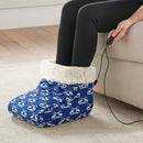 Shavel Micro Flannel Heated Foot Warmer, One Size - Kiss Me Deer (BLUE) Like New