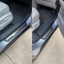 OLIKE for Honda Pilot 2016-2022 ABS+Stainless Steel Door Sill Scuff Plate Guard - Brand New
