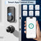 ULECOCE FINGERPRINT DOOR LOCK DEADBOLT HANDLE KEYLESS ENTRY - MATTE BLACK - Like New