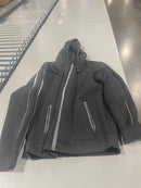 BLU ROCK NEW YORK SOFT & WARM SHERPA FLEECE LINING ZIP - SIZE: MEN S - CHARCOAL - Brand New