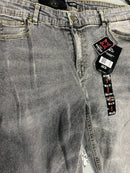 BLU ROCK DENIM FLEX JEANS 36X31 - LIGHT GRAY - Brand New