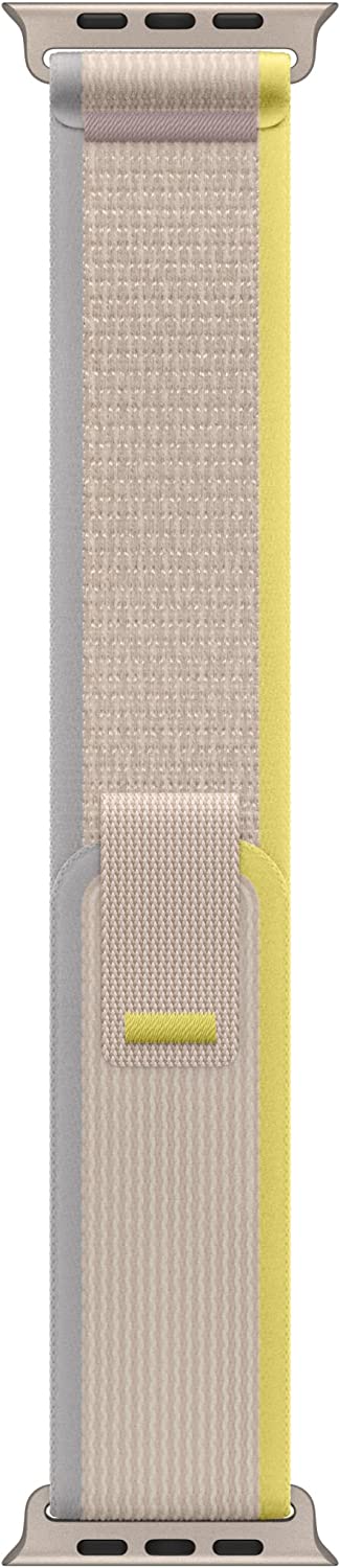 Apple Watch Band - Trail Loop band (49mm) size M/L MQEH3AM/A - Yellow/Beige Like New