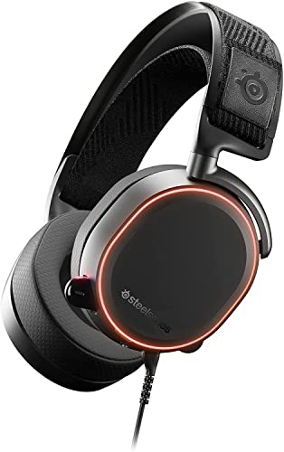 STEELSERIES ARCTIS PRO HIGH FIDELITY GAMING WIRED HEADSET 61486 - BLACK - Like New
