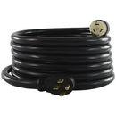 Conntek 1450SS2-15 50 Amp Temp Power Generator Cord 15 Feet Elbow Plug - BLACK - Like New
