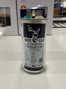 BUCK TAPE AS TOUGH AS A BUCK 35+5UF 35/5 MFD ±6% DUAL RUN ROUND START CAPACITOR - Like New