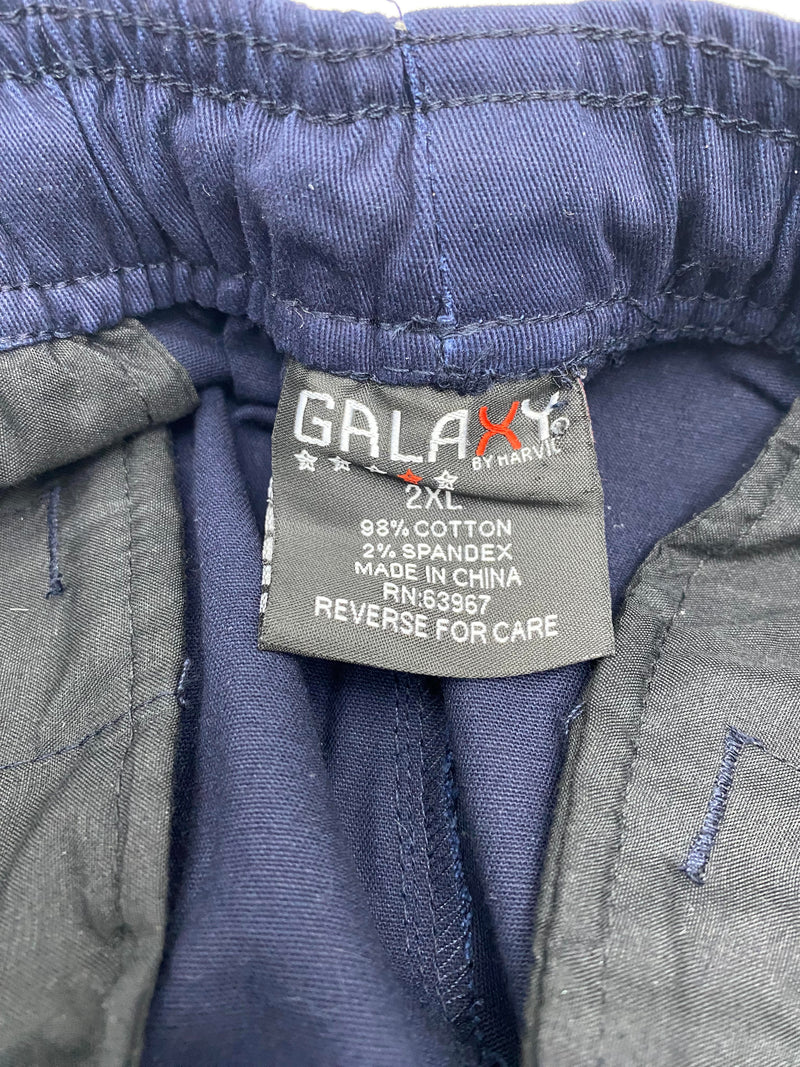 GALAXY BY HARVIC CARGO TWILL JOGGER 450 - SIZE: MEN 2XL - NAVY - Like New