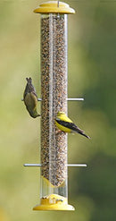 Stokes Select 38169 Topsy Turvy Finch Bird Feeder Eight Perches - Yellow - Brand New