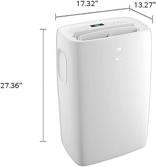 LG Portable Air Conditioner 300 Sq.Ft. 115V No Foam Included LP0721WSR - WHITE - Like New