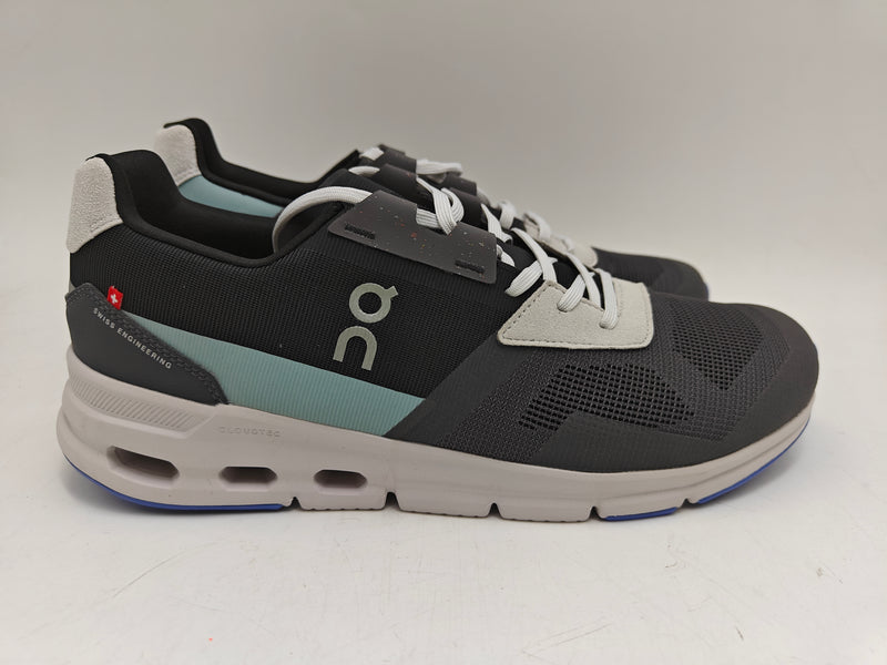 87.98216 ON MEN'S CLOUDRIFT SNEAKERS MAGNET/GRAY/BLUE MIST 10.5 Like New