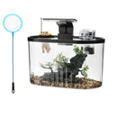 GarveeHome Fish Tank Aquarium Starter Kits with Filter LED Light Silent Pump - Brand New