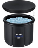 JECOO COLD PLUNGE TUB 90 GALLONS LARGE ICE BATH MULTIPLE LAYERED - BLACK - Like New