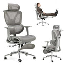BUPPLEE ERGONOMIC OFFICE CHAIR WITH FOOTREST AND 4D ADJUSTABLE - Scratch & Dent