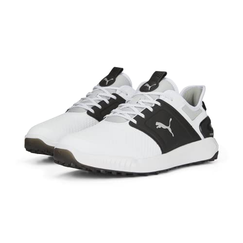 PUMA Men's Ignite Elevate Wide Golf White Blackующий - Like New