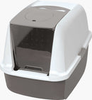 CATIT AIRSIFT CAT LITTER PAN, LARGE - GRAY WHITE - Like New