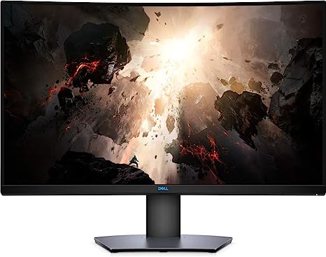 Dell 32" 2K QHD FreeSync Curved LED Gaming Monitor HDR S3220DGF - Ascent Gray Like New