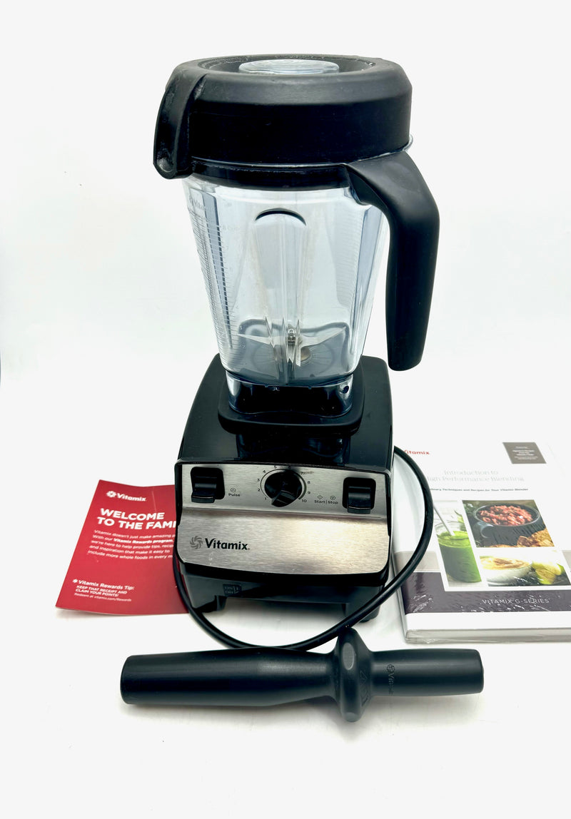 Vitamix 5300 Blender 64Oz, Low Profile Container (VM0102D) - Black, Silver Front Like New