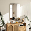Riskioir 20x28 Inch Bathroom Mirror - Wall Mounted Vanity Mirror with Round - Like New