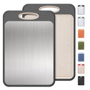 SOCISEN STAINLESS STEEL CUTTING BOARD, DOUBLE SIDED FOOD GRADE, MEDIUM SIZE - Like New