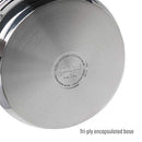 Goodful Stainless Steel Multi-Pot Serves Stock Pot Steamer Strainer Glass Lid 8Q - Brand New