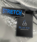 BLUE ICE STRETCH SHORT SLEEVE SHIRT - SIZE: MEN S - HEATHER GRAY - Brand New